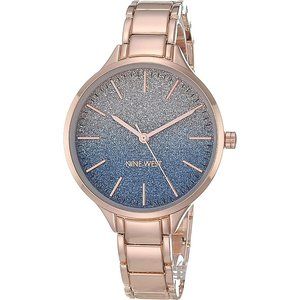 Women's Crystal Lens Gold Tone Not WaterResistant Bracelet Watch